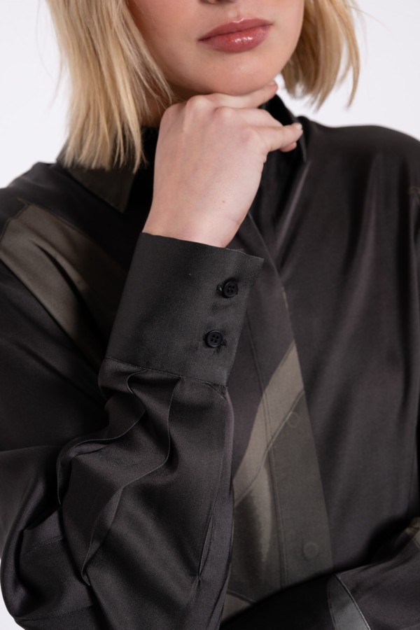 Satin Print Shirt by Philosophy - Image 3