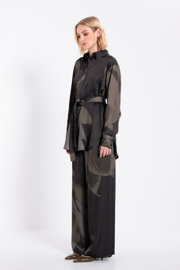 Satin Print Shirt by Philosophy - Image 2