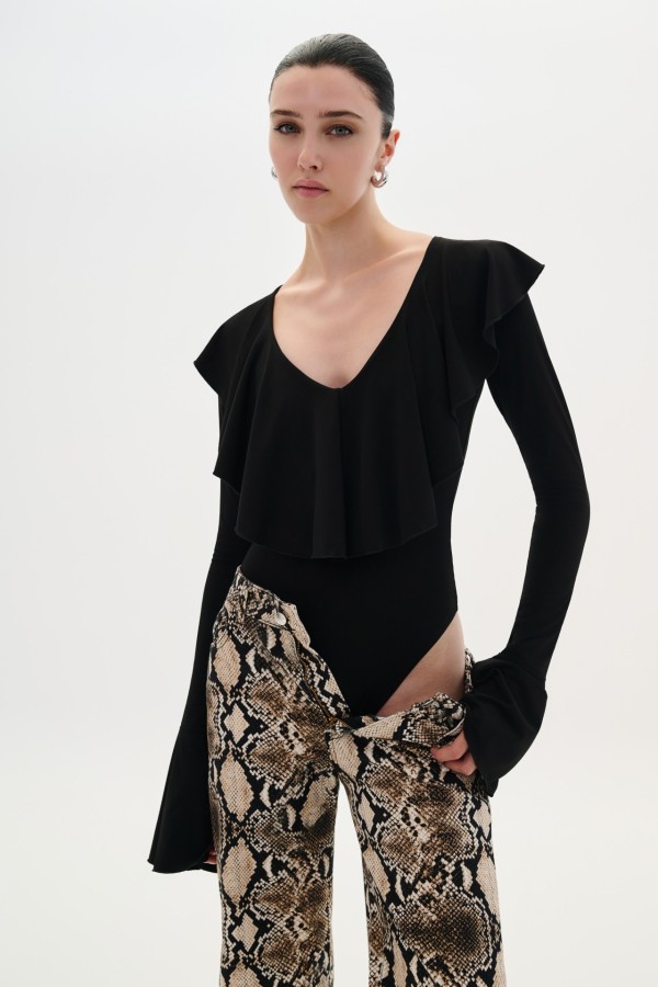 Bodysuit Black by Combos Knitwear - Image 2