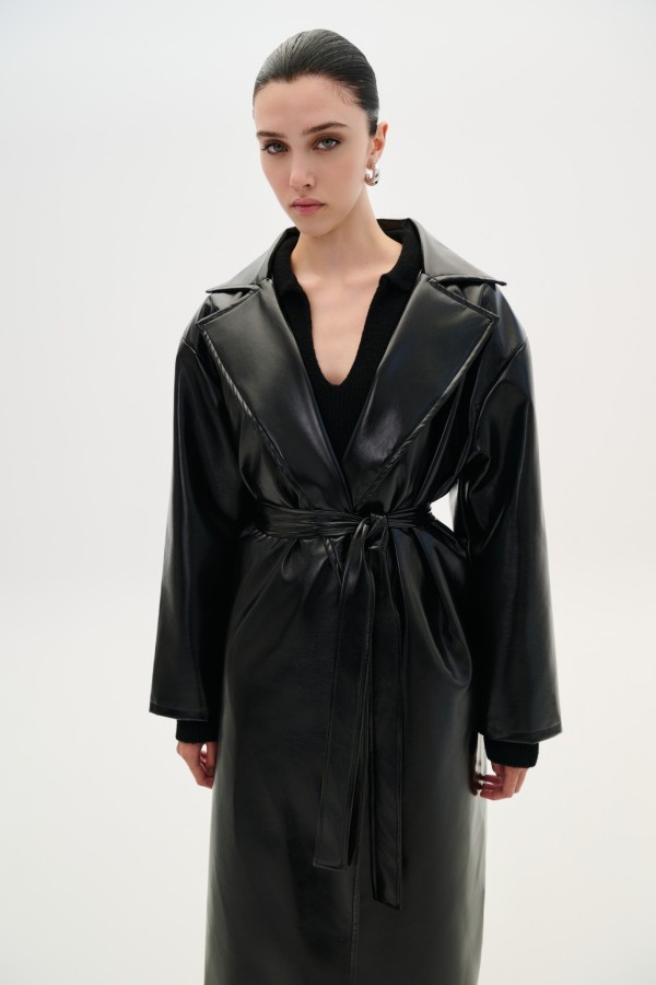 Trench Coat by Combos Knitwear