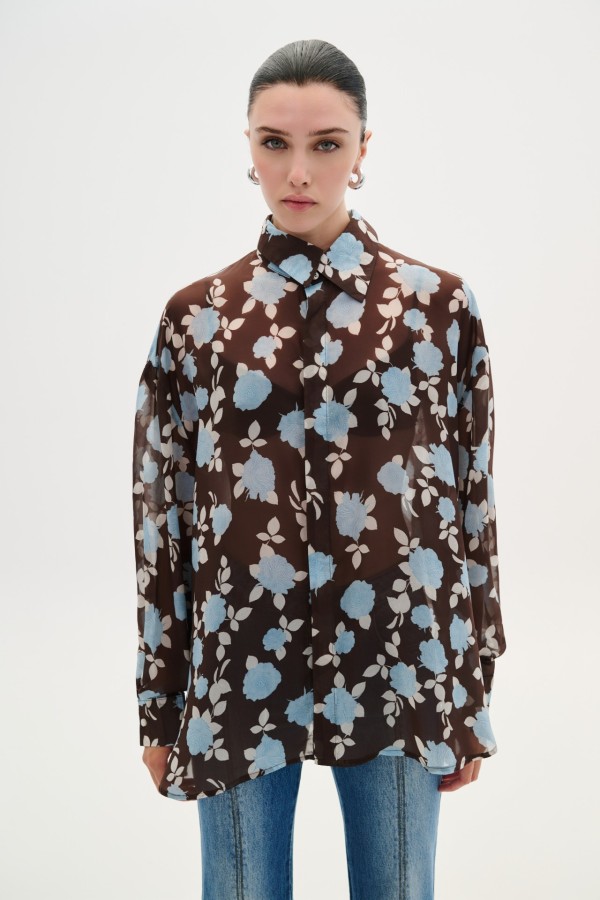 Flower Shirt by Combos Knitwear
