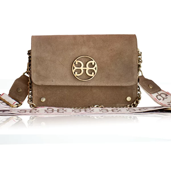 Lizy Mocca Suede Bag by Bonendis