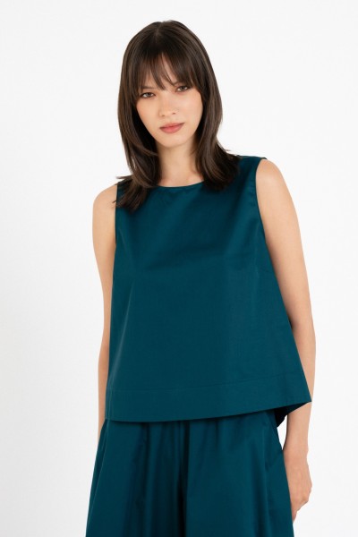 Poplin Cropped Top by Philosophy