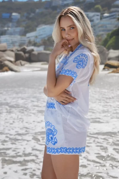 Mady Shorts Periwinkle by Miss June