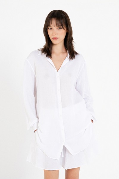 Gauze Oversized Shirt by Philosophy