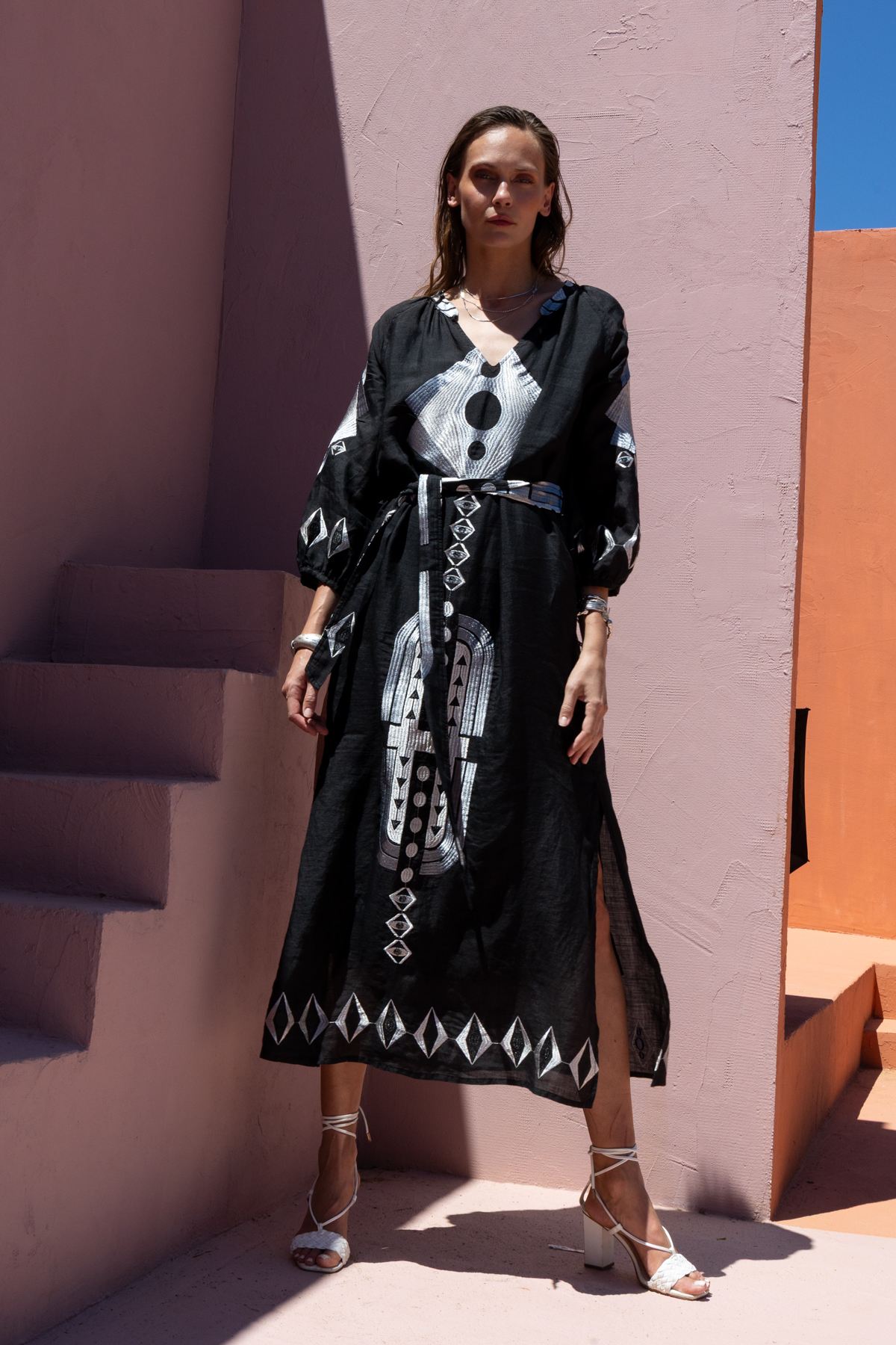 Nema Maxi Dress Isla Black by Nema Resortwear