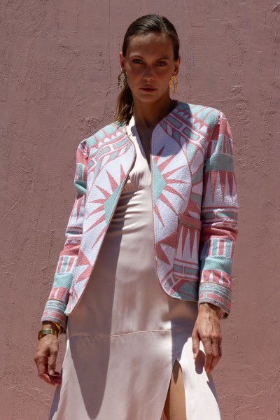 Sari Jacket – Salmon by Nema Resortwear