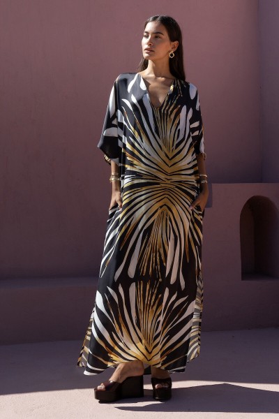 Nema Maxi Multicolor Dress by Nema Resortwear