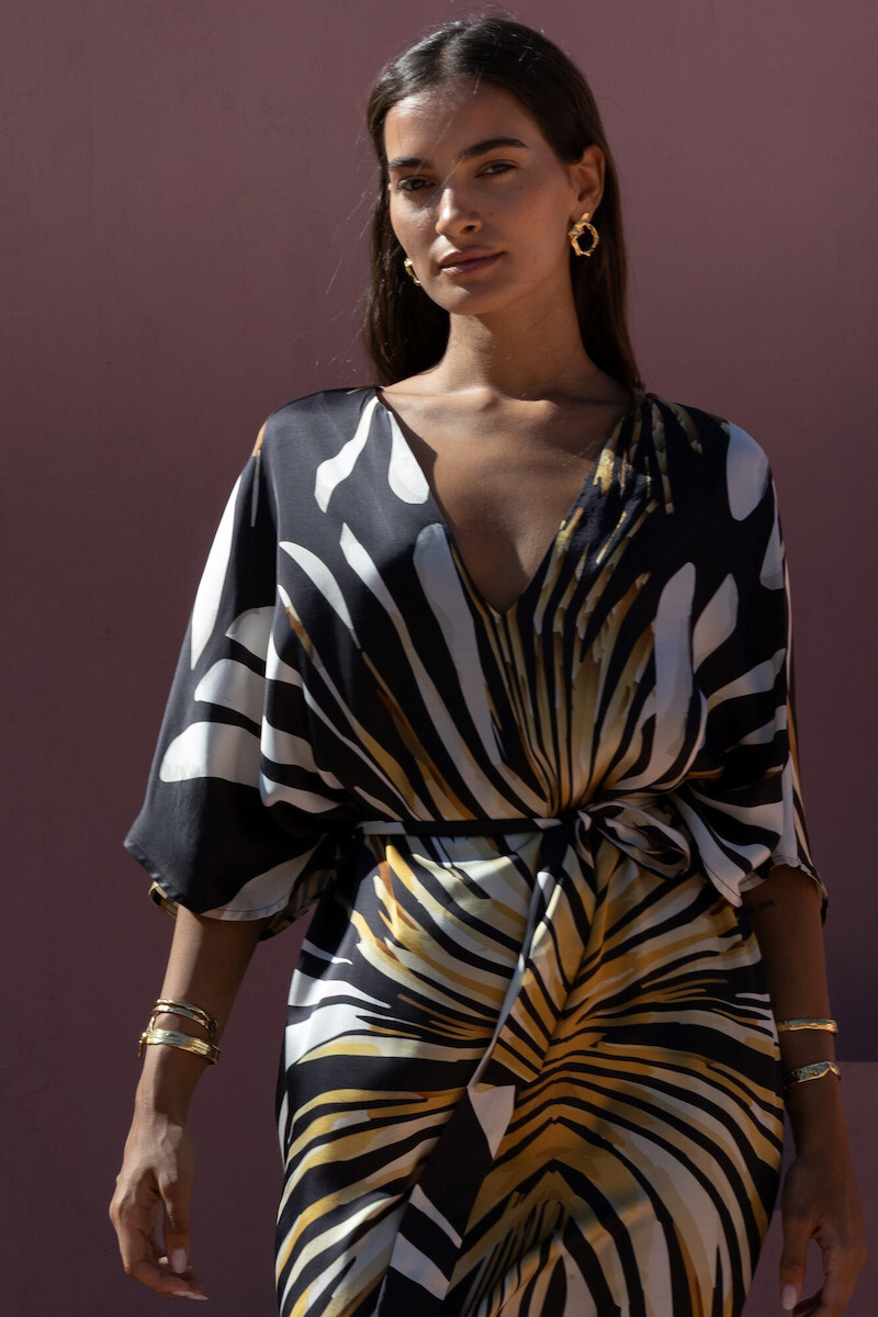 Nema Maxi Multicolor Dress by Nema Resortwear - Image 2