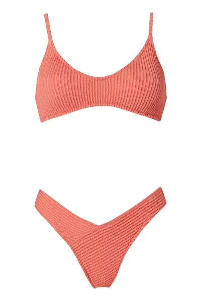 Swimwear Astrid Peach Curly by Stefania Frangista