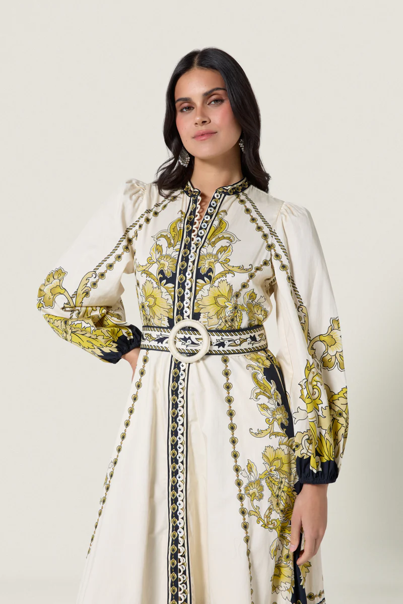 Baroqueen Floral Dress by Scarlett Poppies - Image 3
