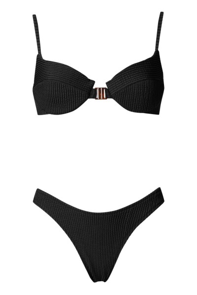 Swimwear Dakota Black Curly by Stefania Frangista