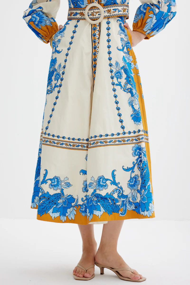 Baroqueen Floral Dress by Scarlett Poppies - Image 3