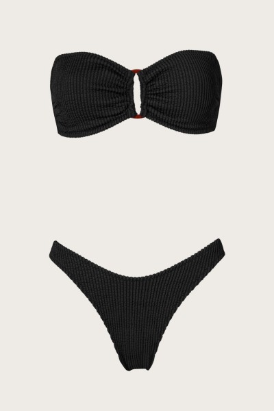 Swimwear Melita Black Curly by Stefania Frangista