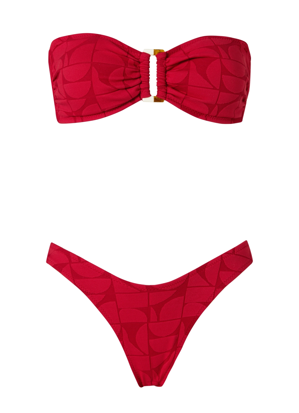 Swimwear Melita Lipstick Jacquard by Stefania Frangista