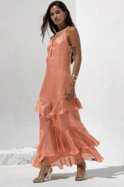 Nema Maxi Dress Seezy Peach by Nema Resortwea