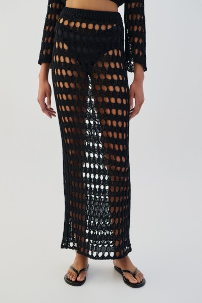 Maxi Net Skirt by Combos Knitwear