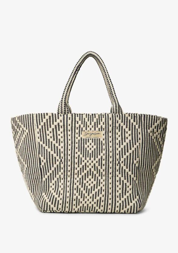 Toledo Tote Bag Black by Sea You Soon