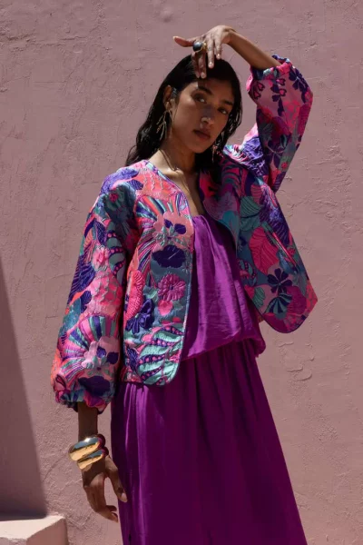 Aveline Jacket – Magenta by Nema Resortwear