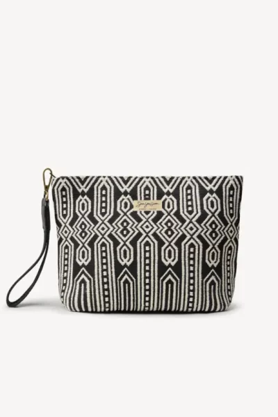 Simoneta Midi Clutch Black by Sea You Soon