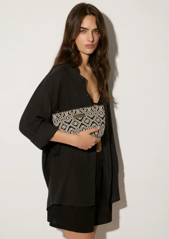 Verona Mini Clutch Black Bag by Sea You Soon - Image 4