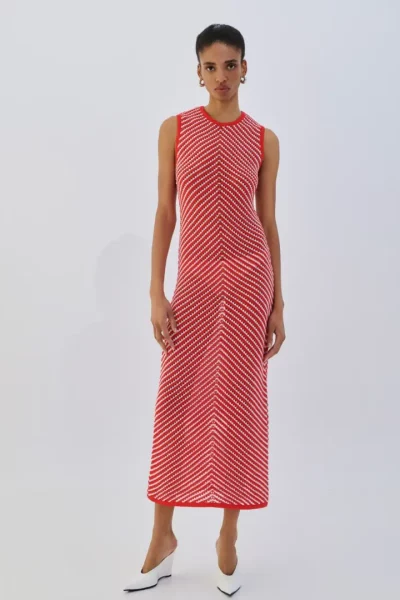 Knitted Maxi Dress by Combos Knitwear