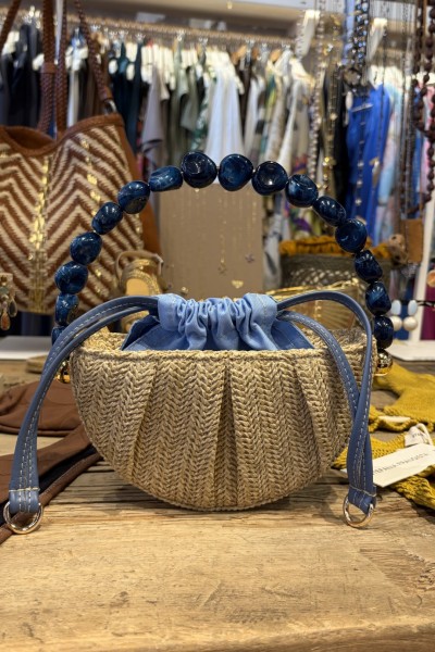 Coralia Ocean Blue Bag by La Chaine