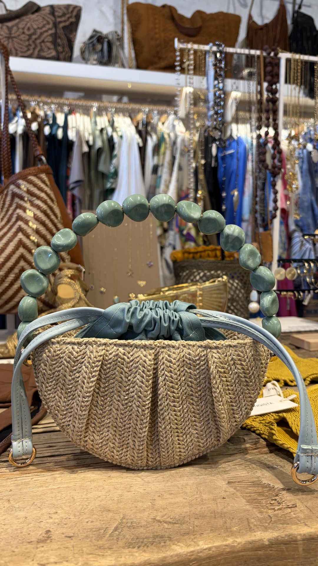 Coralia Mint Bag by La Chaine