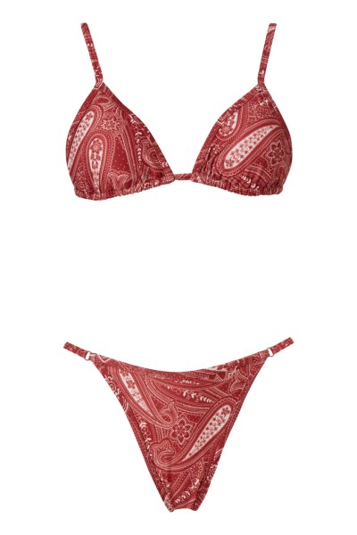 Swimwear Quinn Paisley Red by Stefania Frangista
