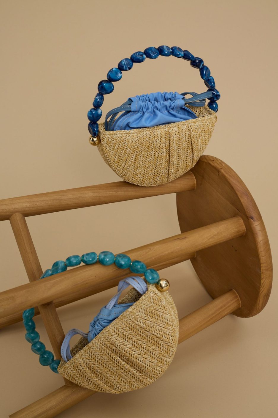 Coralia Ocean Blue Bag by La Chaine - Image 2