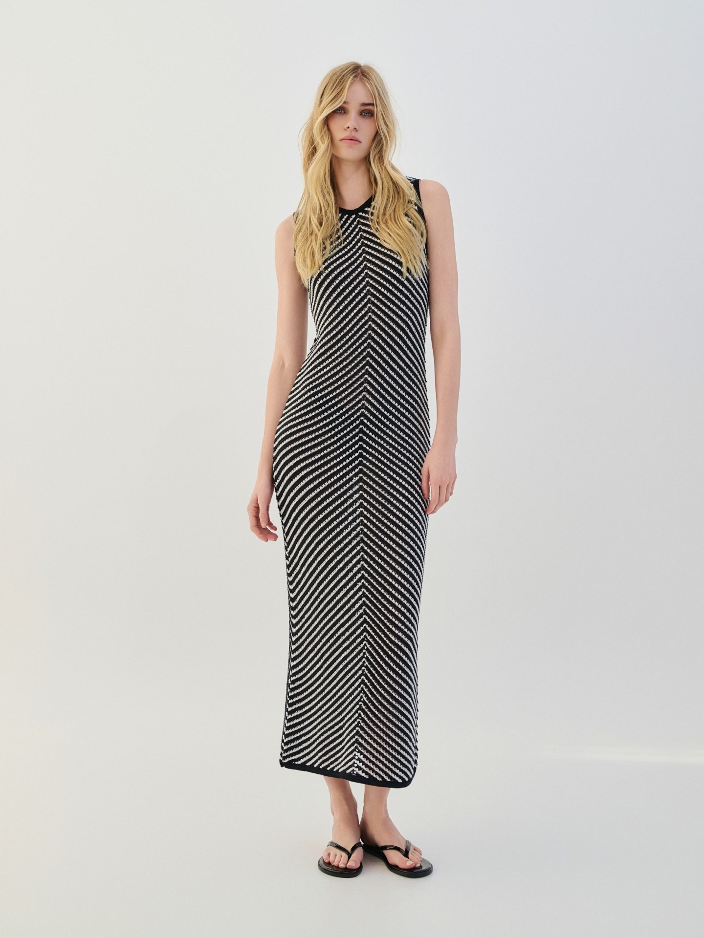 Knitted Maxi Dress by Combos Knitwear