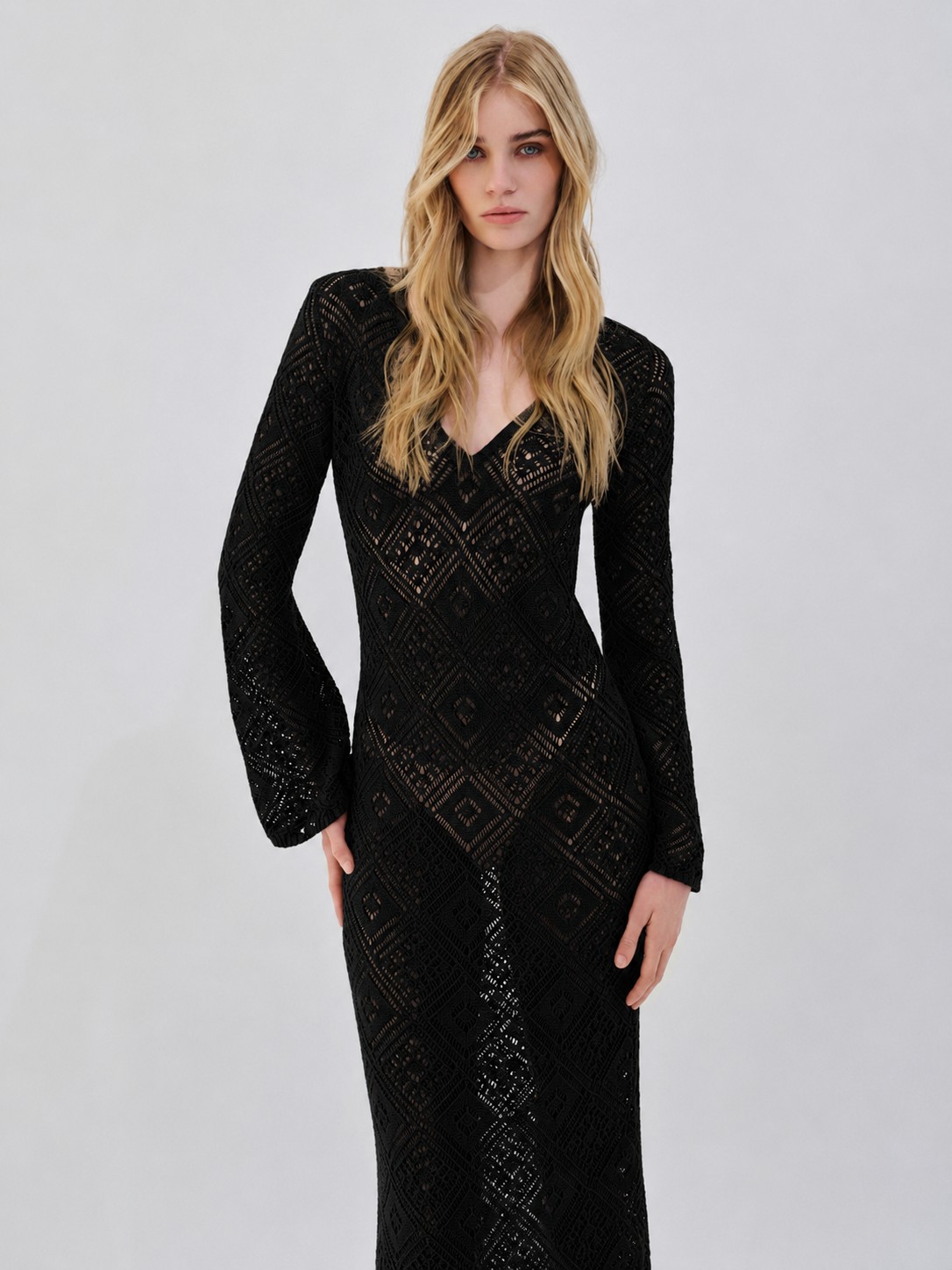 Maxi V Long Sleeve by Combos Knitwear - Image 2