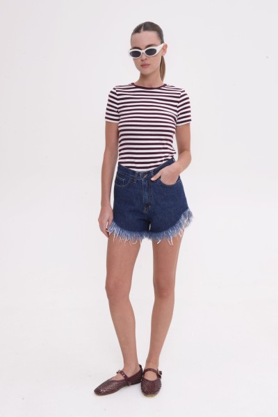 Tulum Dark Blue Shorts by Sac & Co