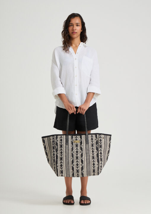 Gabie Tote Bag Black by Sea You Soon - Image 4