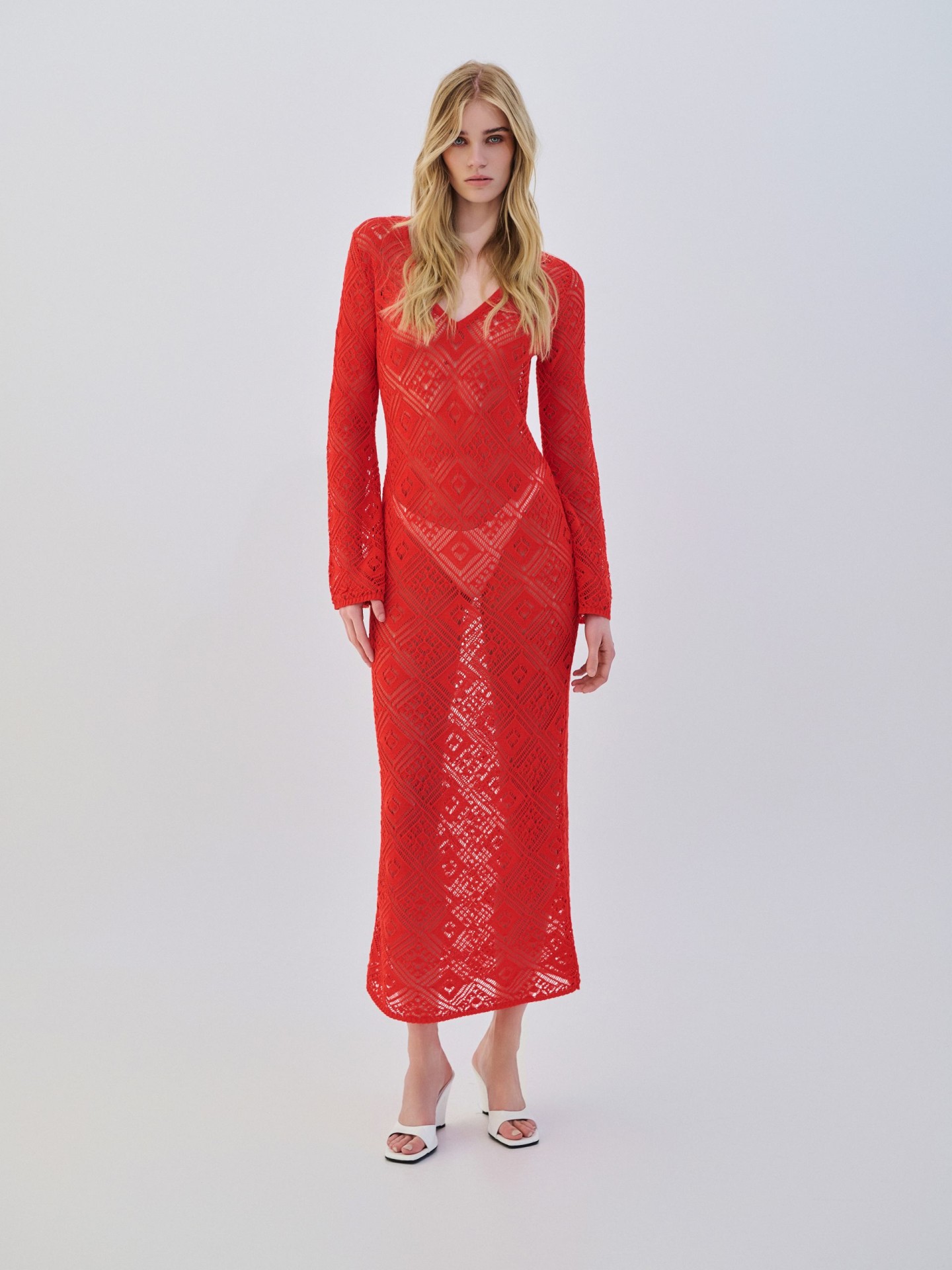 Maxi V Long Sleeve by Combos Knitwear