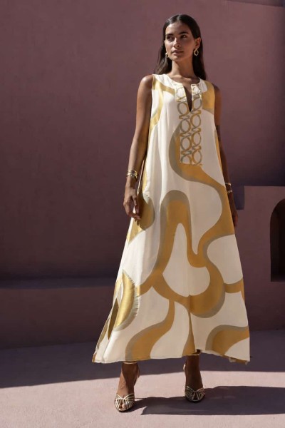 Resort Reverie Sleeveless Dress by Nema Resortwear