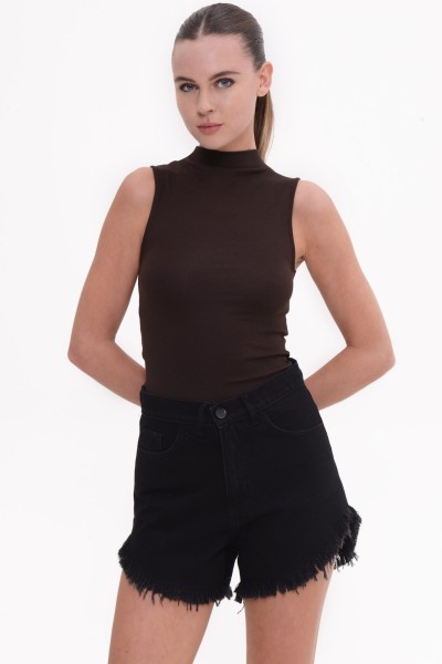Tulum Black Shorts by Sac & Co