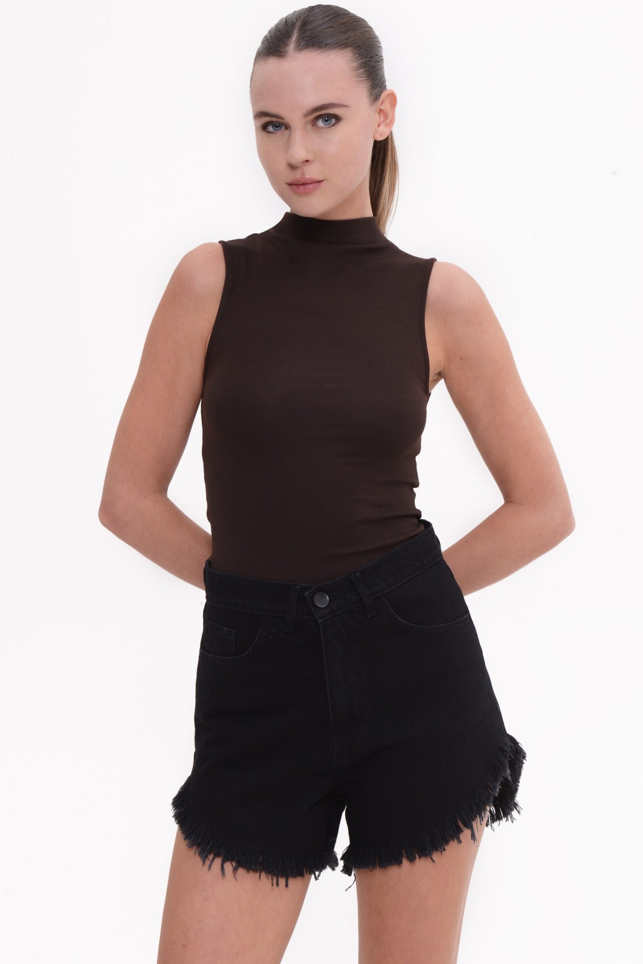Tulum Black Shorts by Sac & Co