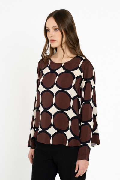 Satin Print Top by Philosophy