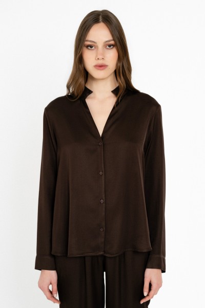 Satin Ecovero Shirt by Philosophy