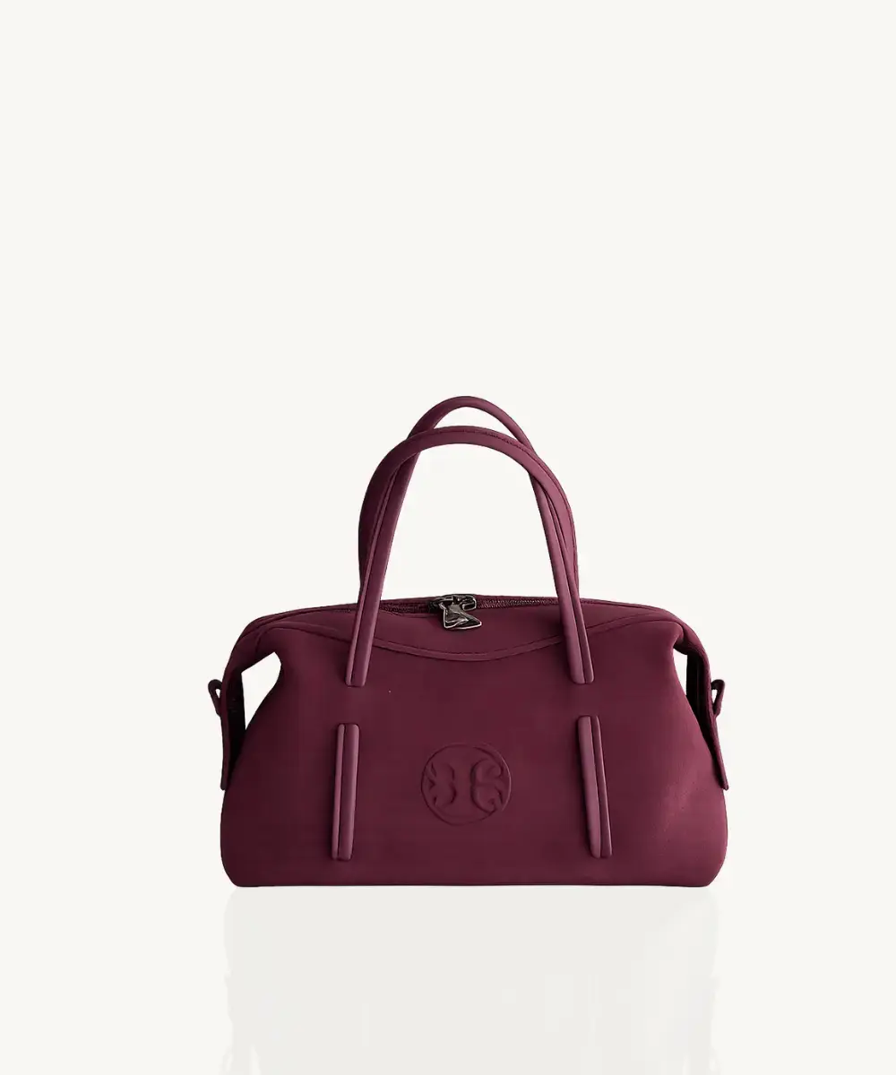 Bowling Mini in Burgundy Suede by Bonendis