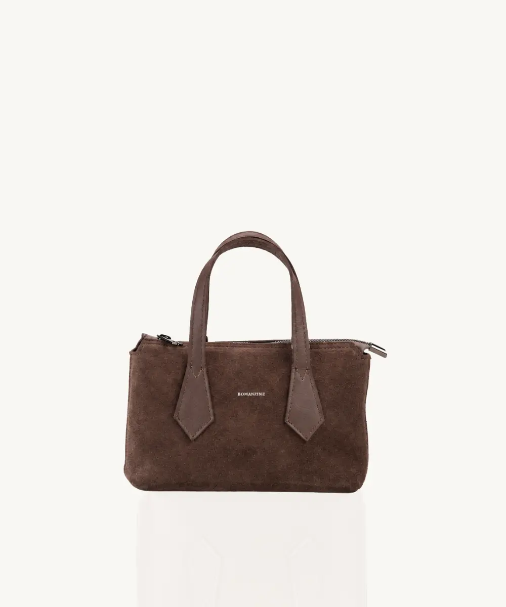 Noemia Mini in Choco Suede by Bonendis