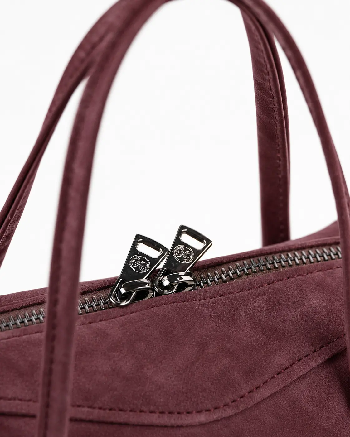 Bowling Mini in Burgundy Suede by Bonendis - Image 4