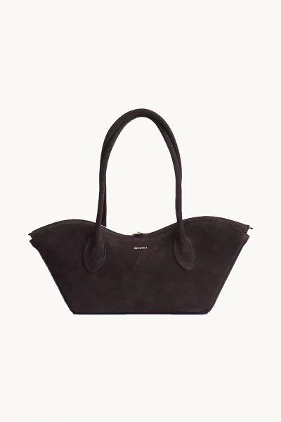 Bisou Small in Choco Suede by Bonendis