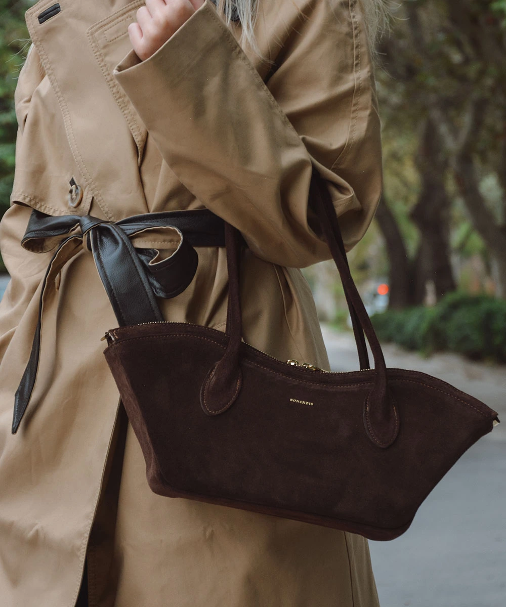 Bisou Small in Choco Suede by Bonendis - Image 4