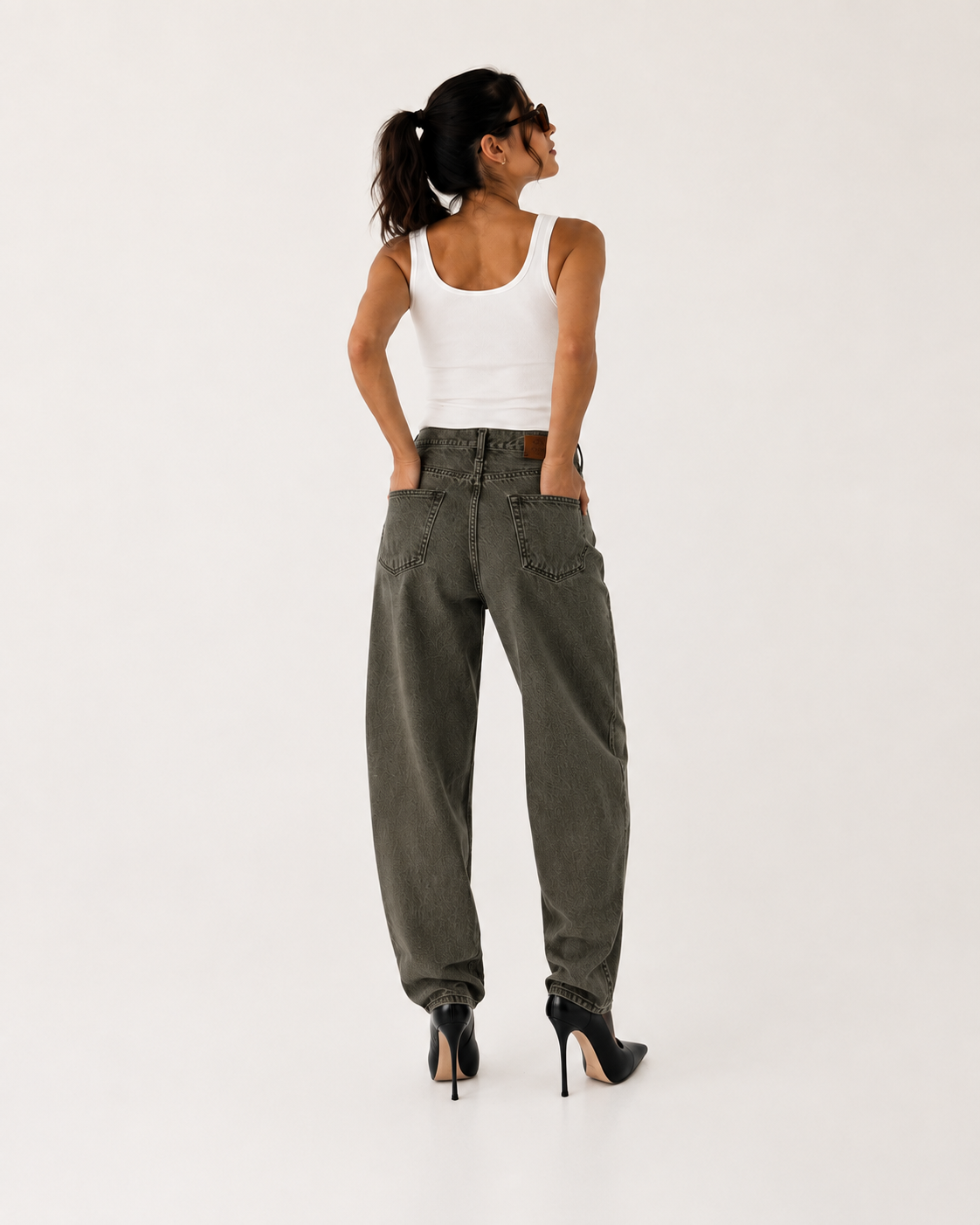 Lima Slouchy Mold Green by Sac & Co - Image 2