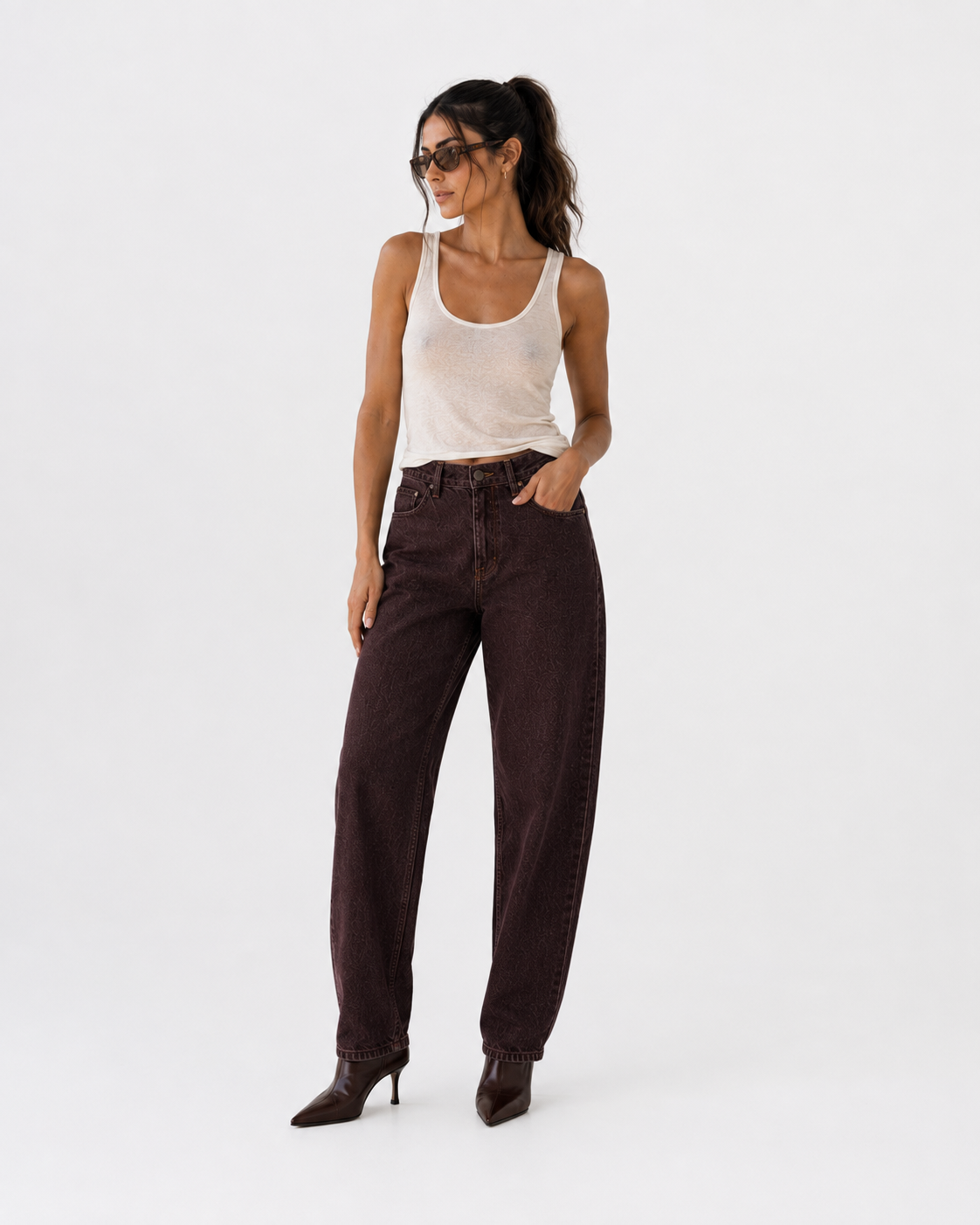 Lima Slouchy Chestnut by Sac & Co