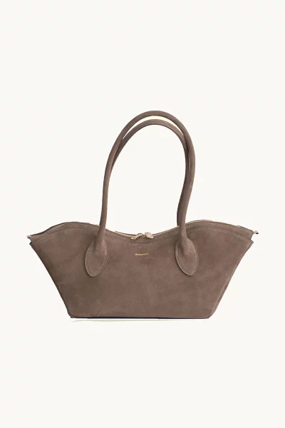 Bisou Small in Mocca Suede by Bonendis