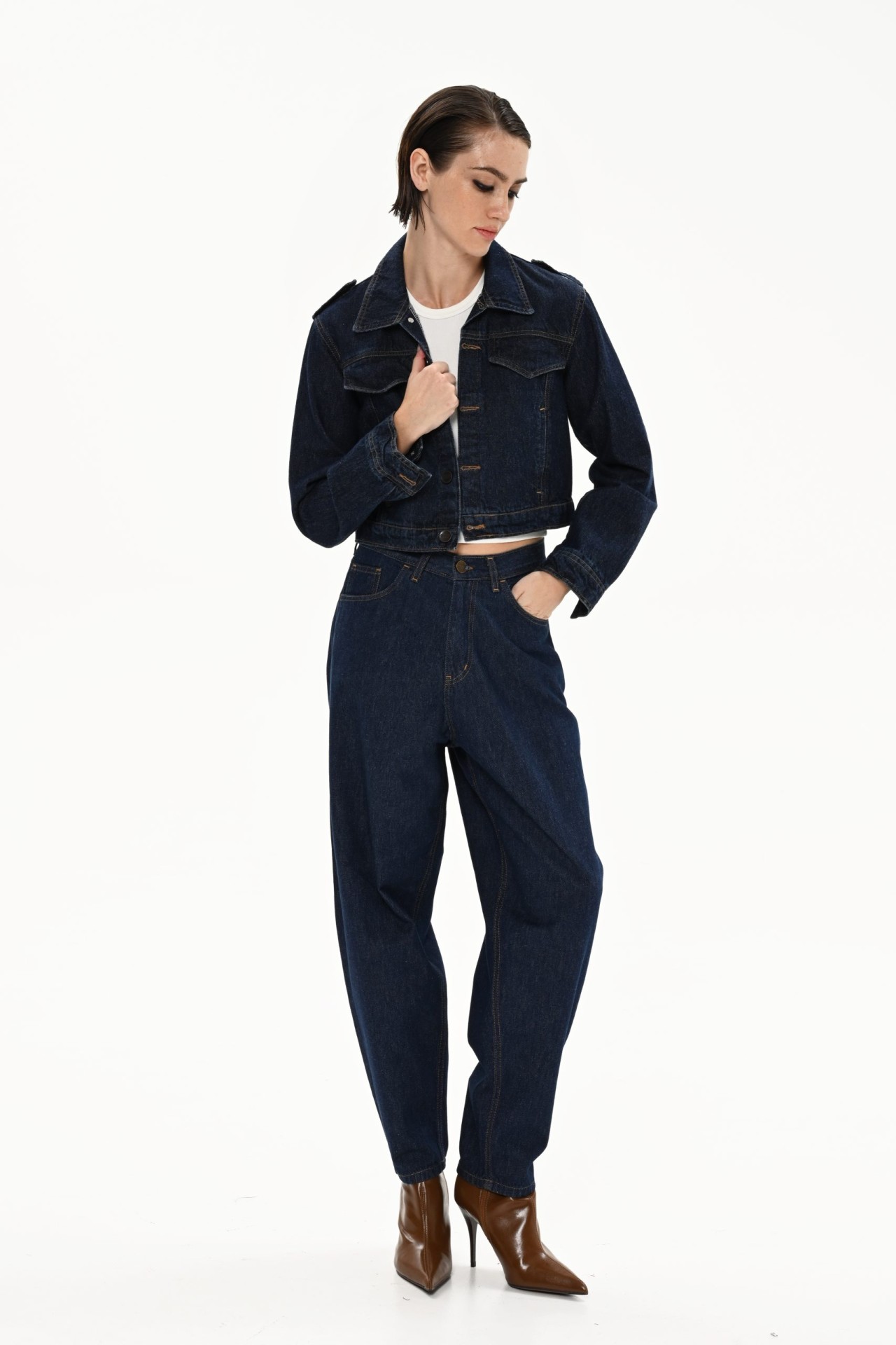 Lima Slouchy Rain Blue by Sac & Co