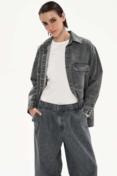 Veronica Jacket Stone Black by Sac & Co